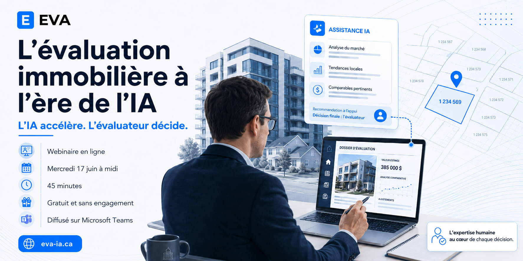 Webinaire L'évaluation immobilière à l'ère de l'IA, 17 juin 2026
